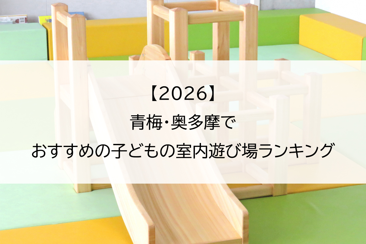 【2026】青梅・奥多摩でおすすめの子どもの室内遊び場ランキング