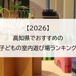 【2026】高知県でおすすめの子どもの室内遊び場ランキング